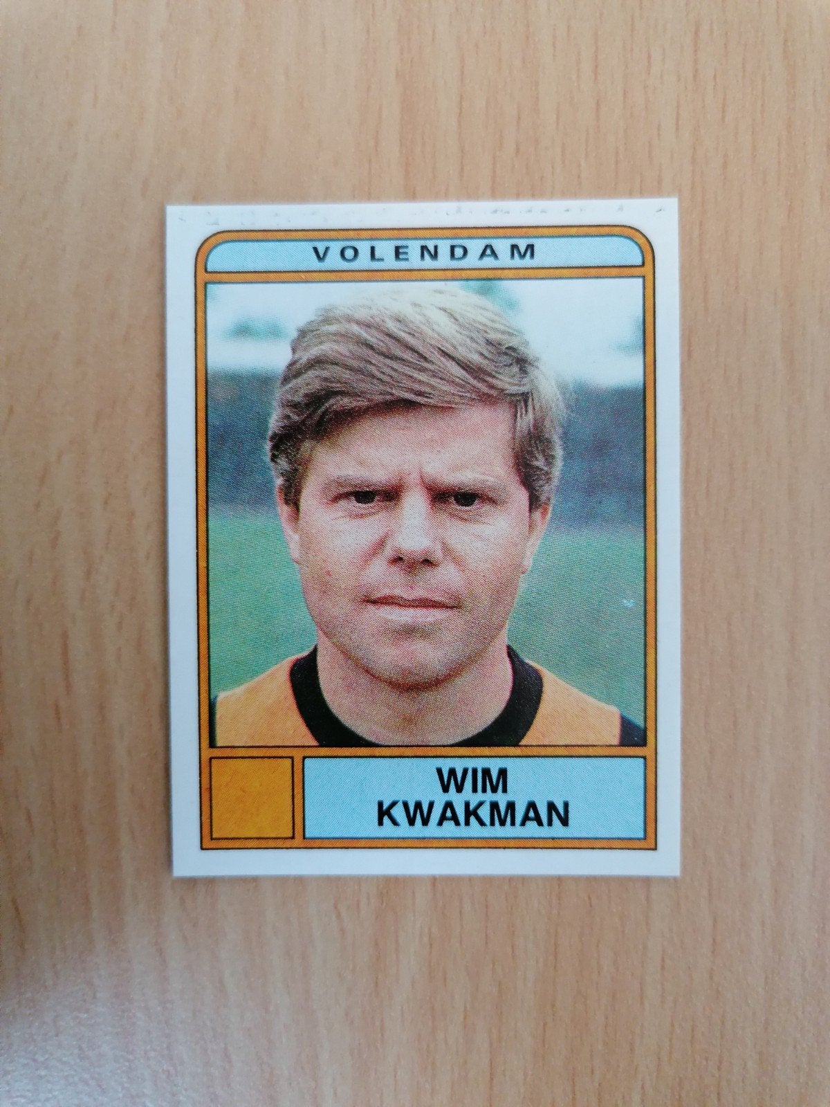 Panini Voetbal 84 #290 Wim Kwakman., Verzamelen, Ophalen of Verzenden, Zo goed als nieuw, Ajax, Poster, Plaatje of Sticker