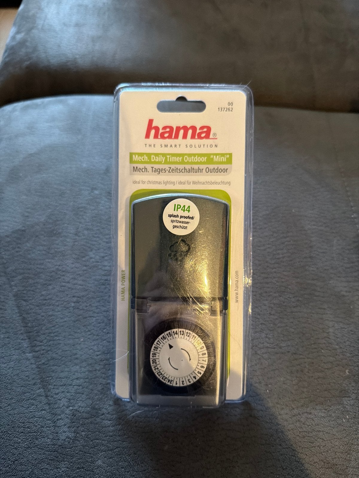 Hama Mechanische Tijdschakelaar Outdoor IP44, Ophalen of Verzenden, Nieuw