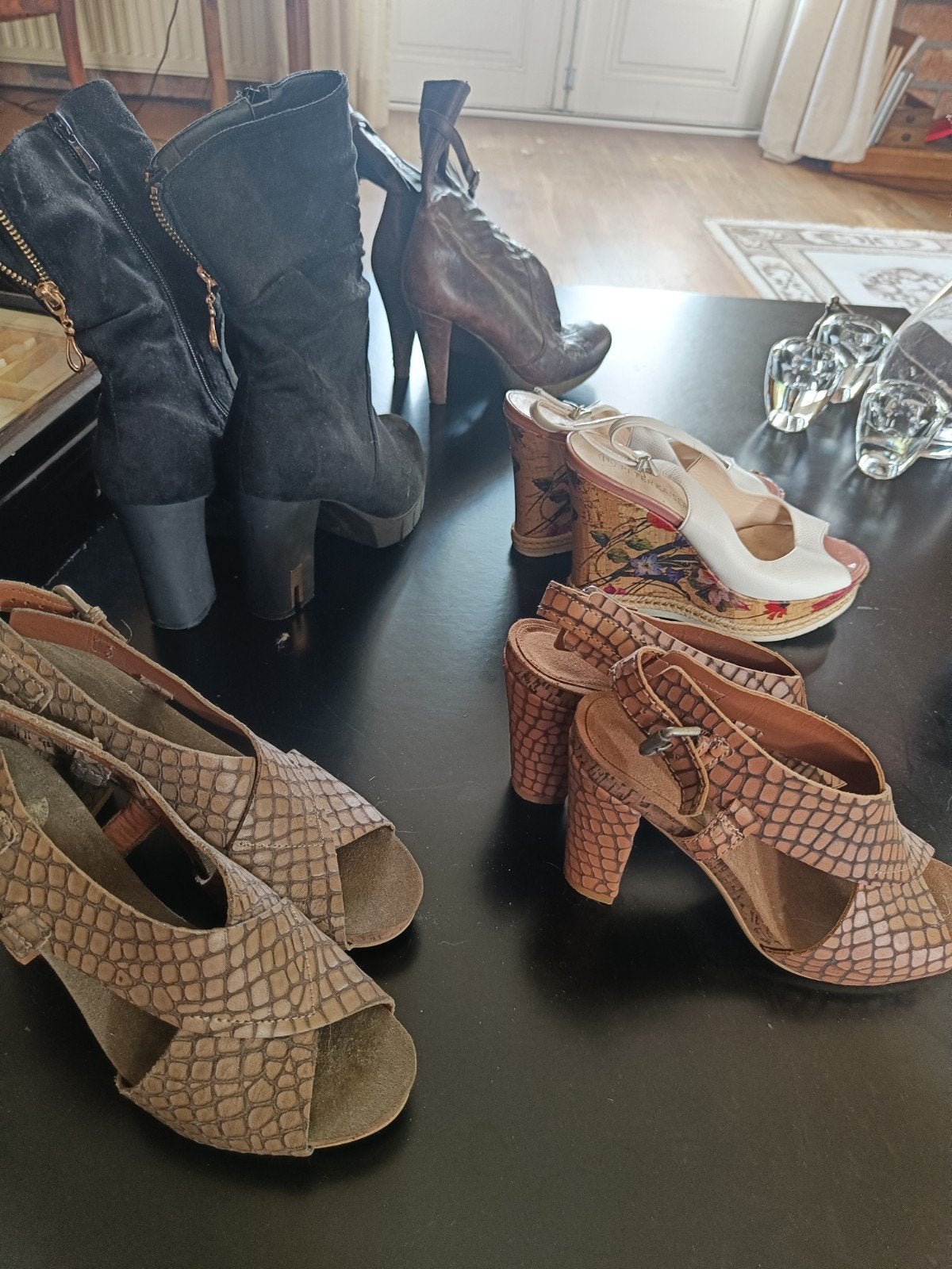 Dames schoenen en laarzen - Maat 38, Hoge laarzen, Bruin, Peter Kaiser etc, Ophalen of Verzenden