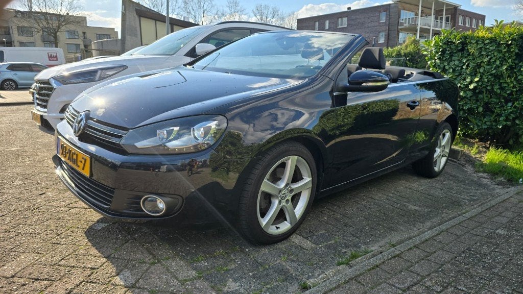 Volkswagen Golf 1.2 TSI 77KW BMT Cabrio 2012 Zwart, Voorwielaandrijving, Euro 5, Stof, 1321 kg