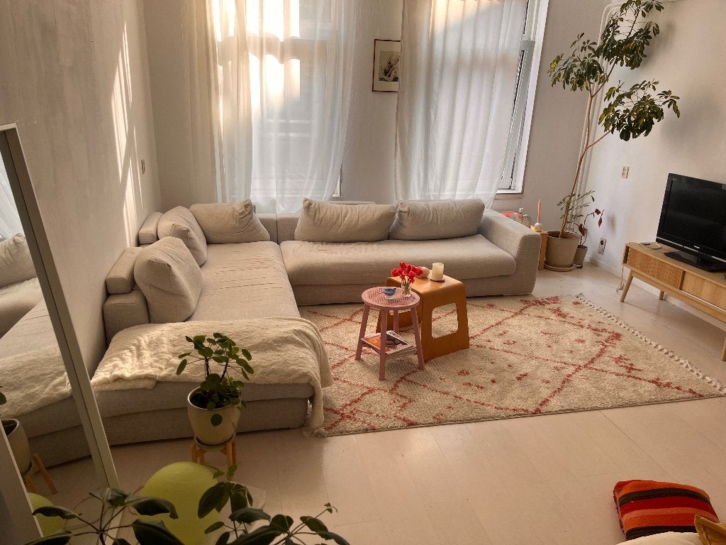 Gratis hoekbank, Huis en Inrichting, Ophalen, Gebruikt, Modern, Scandi, Scandinavisch, Japandi, Hoekbank