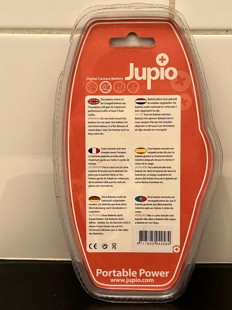 Jupio CNI0015 Batterij 3.7V 1050mAh Nikon, Ophalen of Verzenden, Nieuw