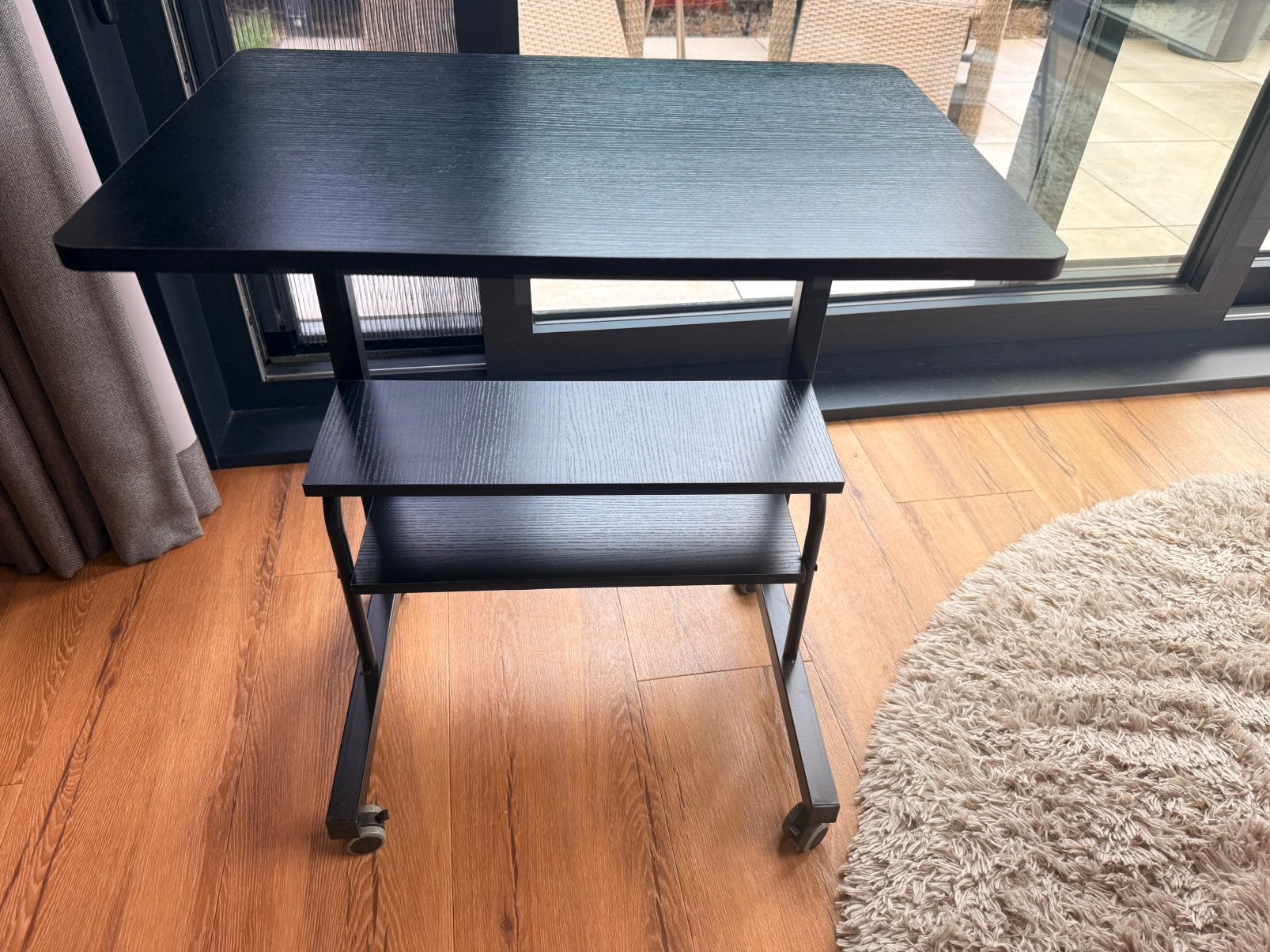 Computertafel/laptoptafel, Zwart, 60 cm, 40 cm, Ophalen of Verzenden