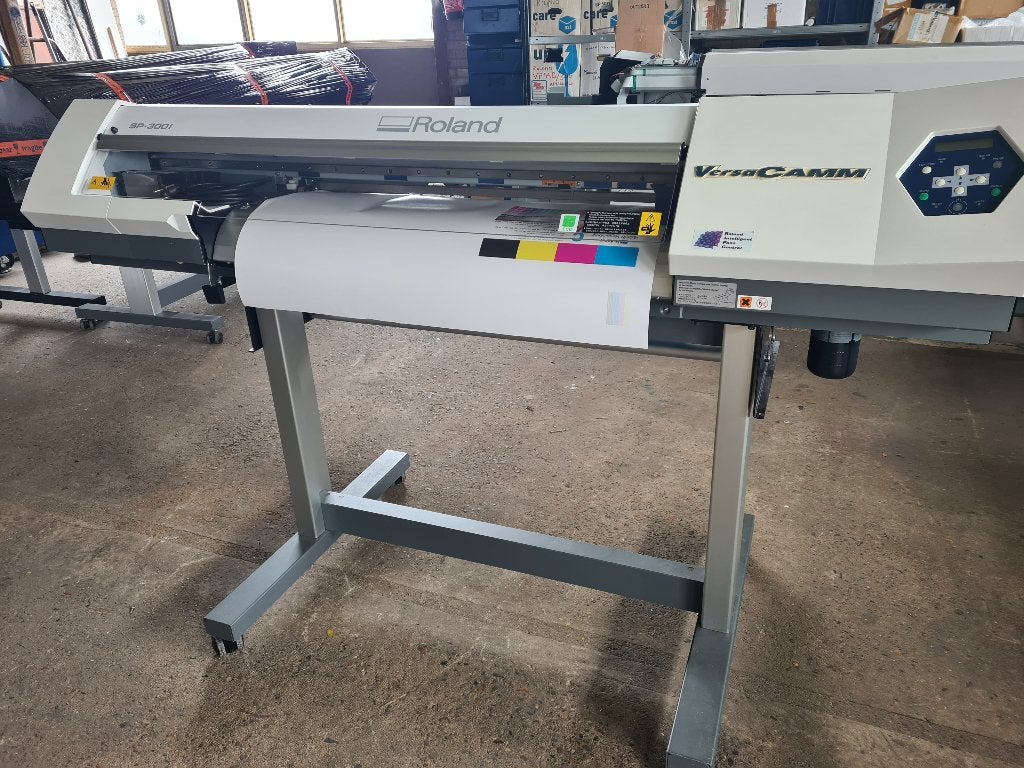 Roland VersaCAMM SP-300i printer/cutter (Nieuwe printkoppen), Ophalen, Inkjetprinter, Zo goed als nieuw, Printer