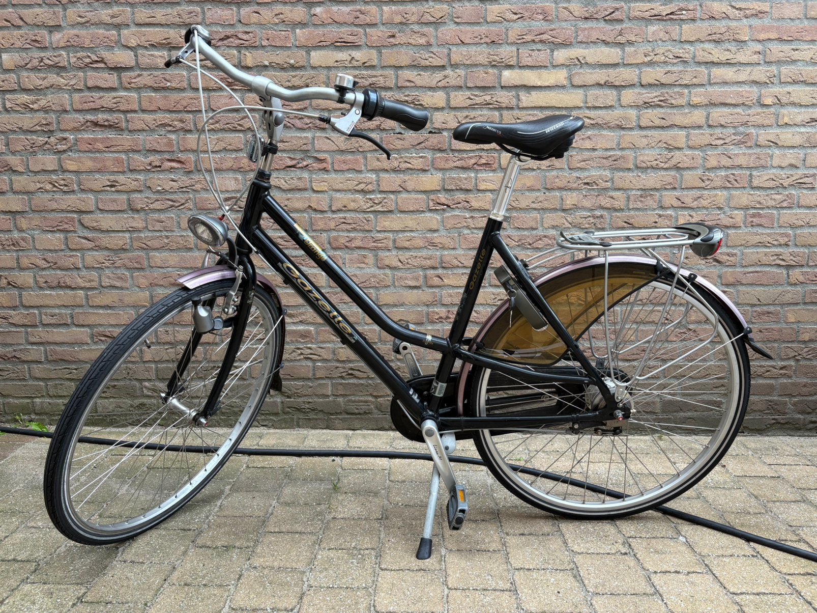 Gazelle Orange dames fiets 7 versnellingen maat 54, Ophalen, Velgrem, Gazelle, Minder dan 10 versnellingen