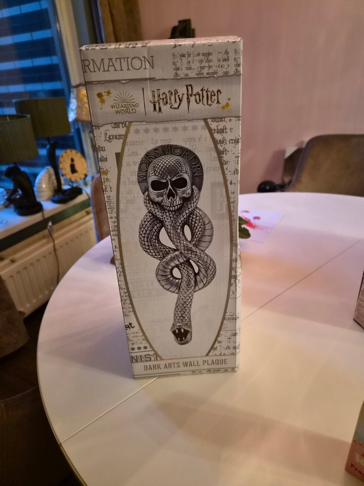 Harry Potter Dark Arts Wandplaque - Morsmordre, Ophalen, Nieuw, Beeldje of Buste