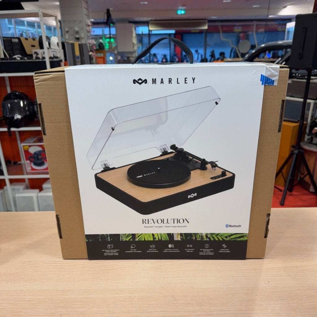 House of Marley Revolution SB Bluetooth platenspeler nieuw, Audio, Tv en Foto, Platenspelers, House of Marley, Zo goed als nieuw