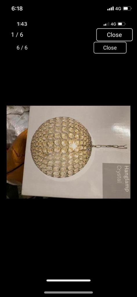 Hanglamp, Huis en Inrichting, Lampen | Hanglampen, Ophalen of Verzenden, Zo goed als nieuw, Minder dan 50 cm