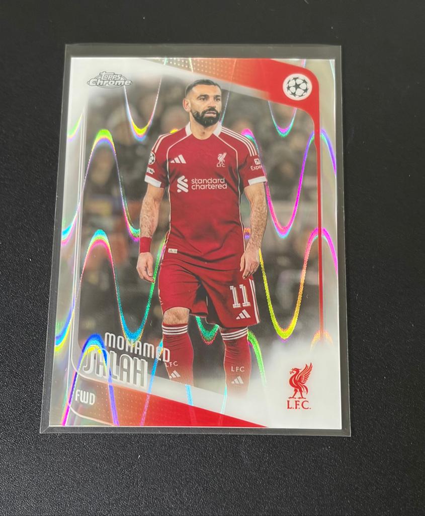Topps - Liverpool - Mohamed Salah, Ophalen of Verzenden, Zo goed als nieuw, Buitenlandse clubs, Spelerskaart