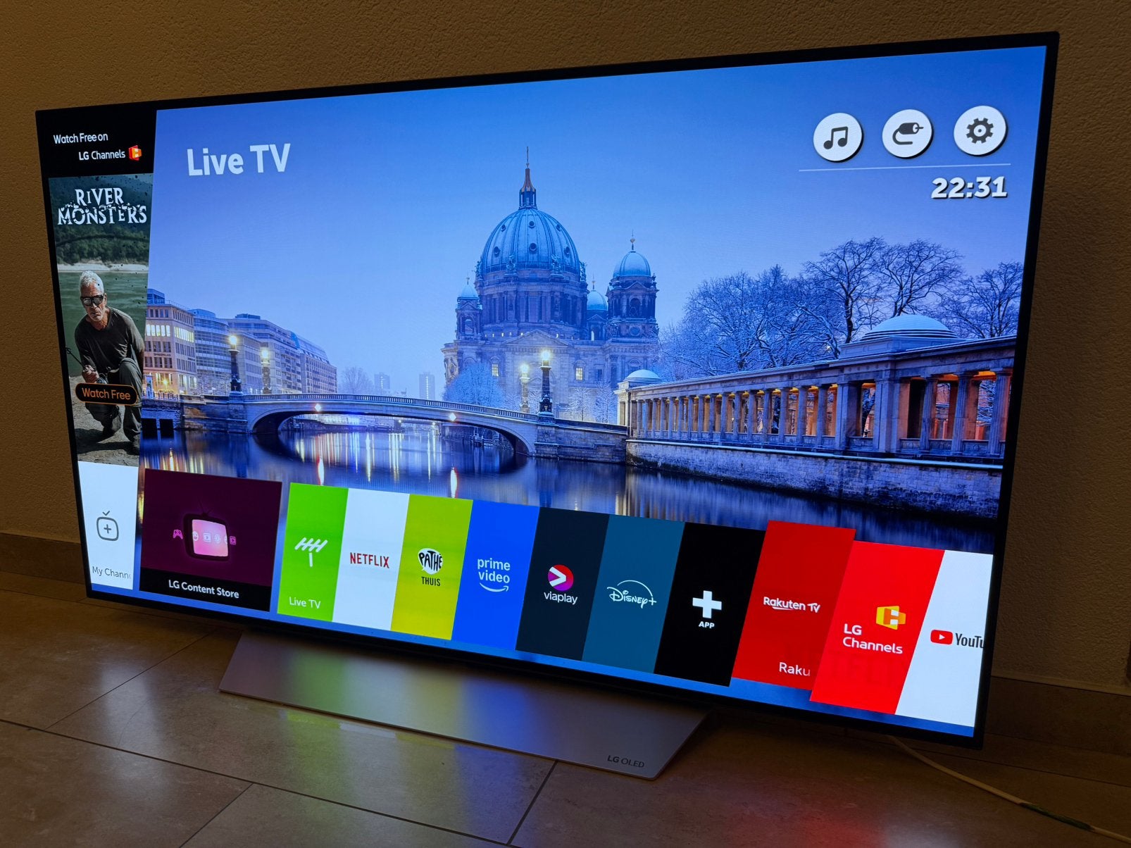 LG OLED 4K Smart TV - 55 inch, Audio, Tv en Foto, Televisies, Ophalen, Zo goed als nieuw, 100 cm of meer, 4k (UHD)