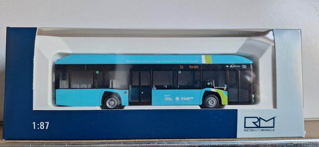 te koop Rietze Solaris Urbino modelbus Arriva lijn 51 Vorden, Hobby en Vrije tijd, Modelauto's | 1:87, Ophalen of Verzenden, Zo goed als nieuw