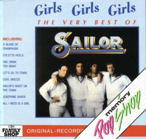 Sailor - Girls Girls Girls - The Very Best Of (CD, 1990) *, Ophalen, Pop, Zo goed als nieuw, Verzamelalbum
