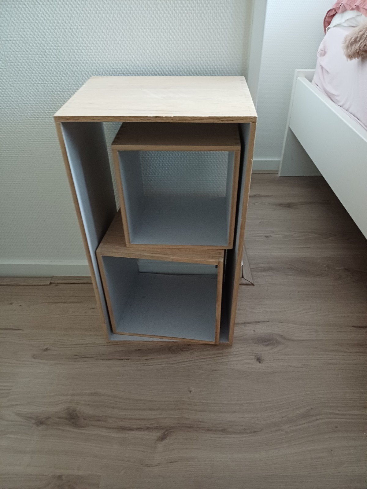 Set van 3 houten kubusplanken - veelzijdig en stijlvol, Huis en Inrichting, Ophalen, Gebruikt