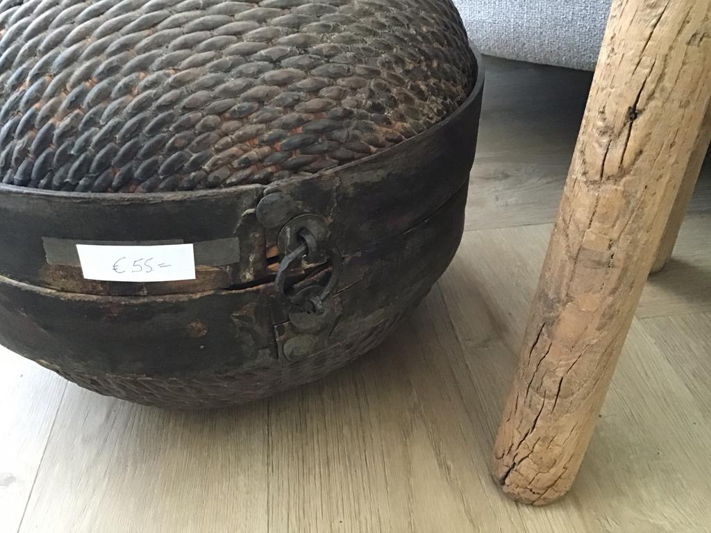 Mand oude mand geen schade, Ophalen of Verzenden, Zo goed als nieuw, Rond, Riet