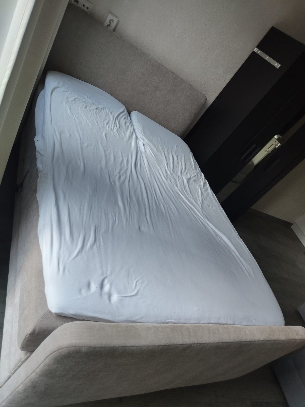 bee, Ophalen, Beige, Tweepersoons, 140 cm