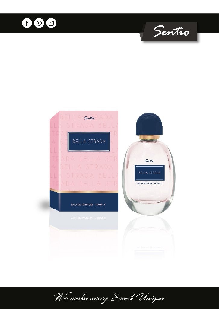 Sentio Bella Strada parfum 100ml voor dames, Ophalen of Verzenden, Nieuw