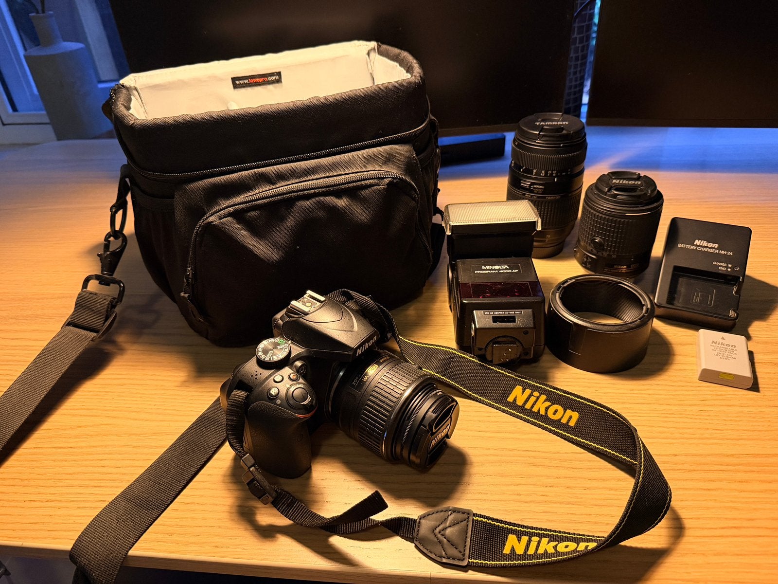 NIKON D3400 spiegelreflex - complete set, Spiegelreflex, Ophalen of Verzenden, Zo goed als nieuw, Nikon