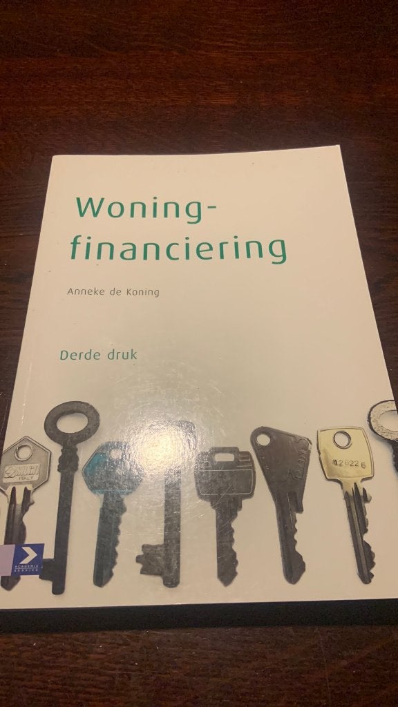 Woningfinanciering - Anneke de Koning, Ophalen of Verzenden, Alpha