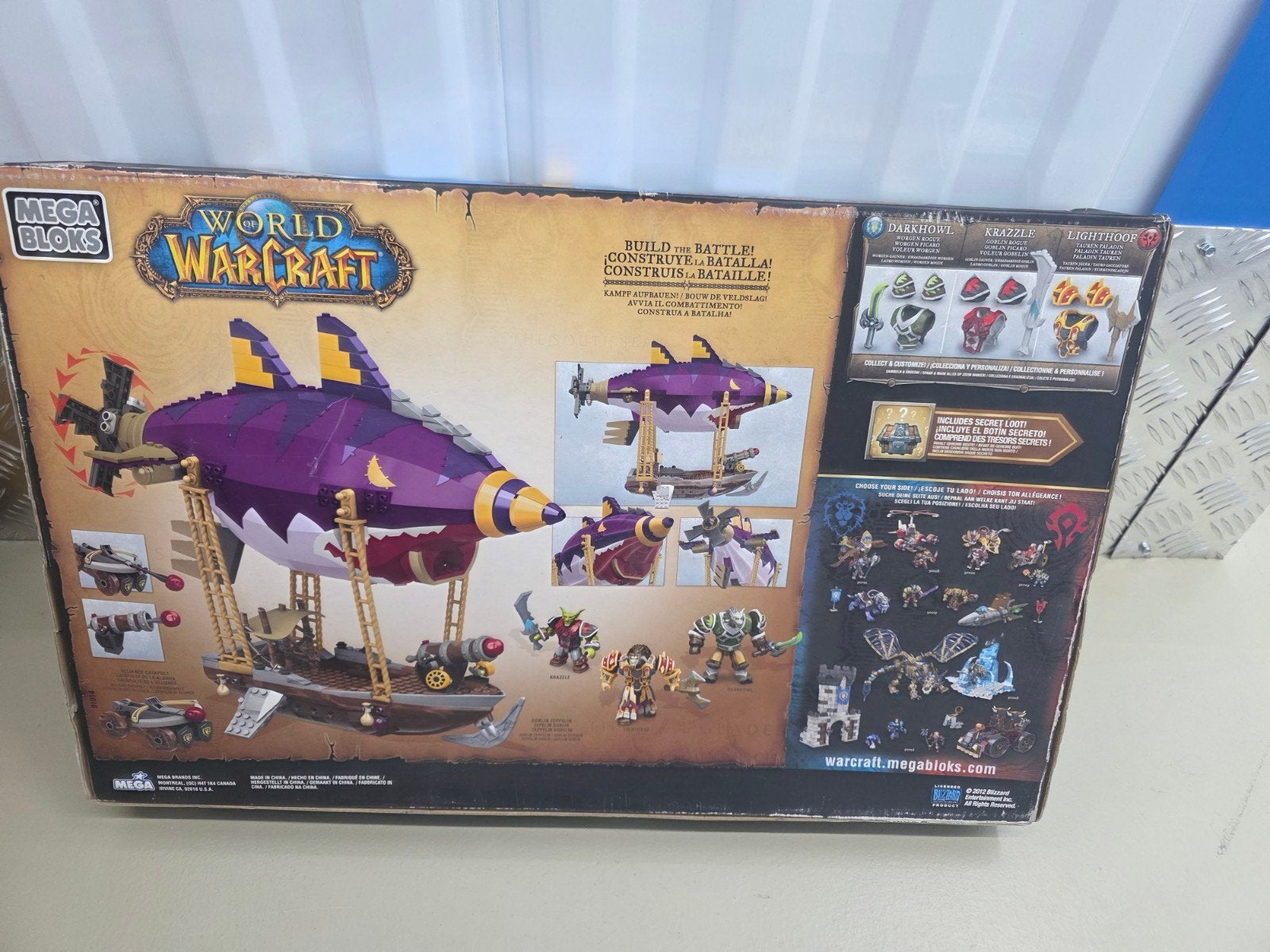 Mega Bloks World of Warcraft Luchtschip Goblin, Ophalen of Verzenden, Nieuw, Megabloks