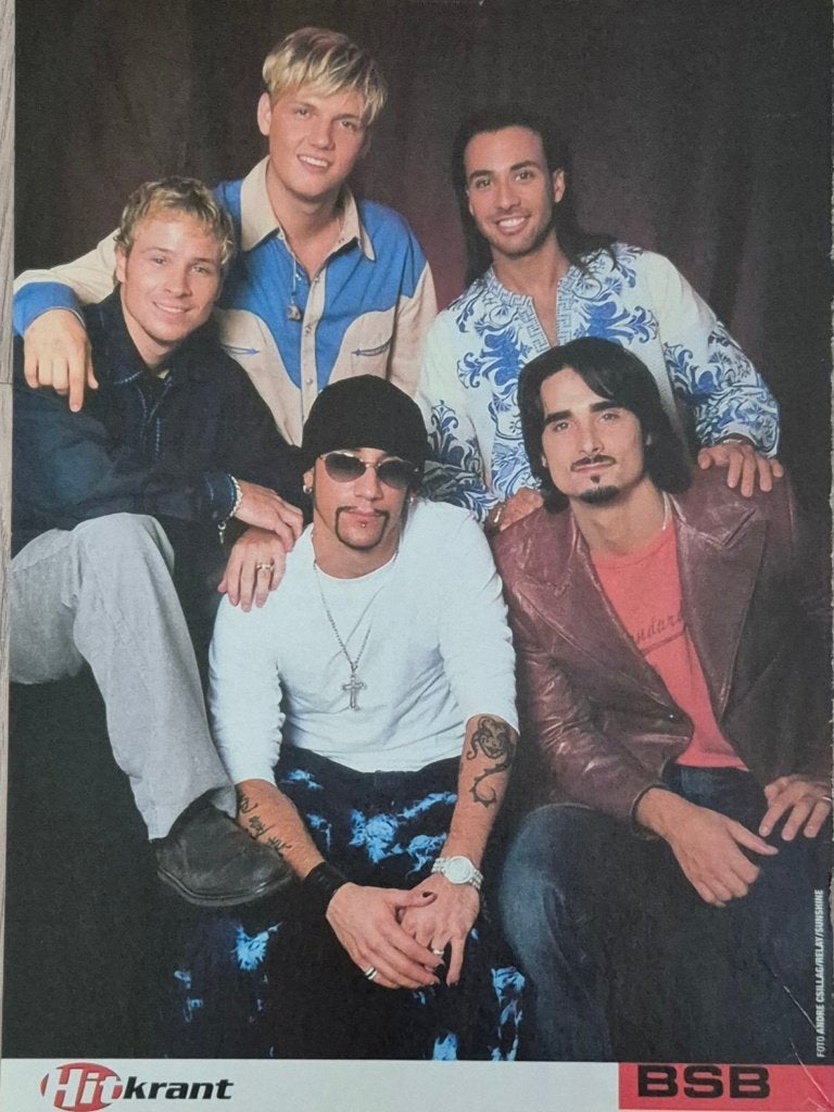 3 Mooie posters BSB(O.A AJ & NICK CARTER)(O.A SMASH HITS), Rechthoekig Staand, Ophalen of Verzenden, Zo goed als nieuw, A1 t/m A3