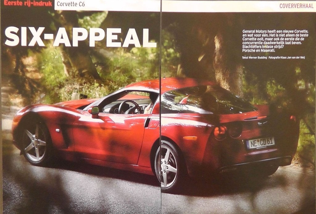 Chevrolet Corvette C6 ? eerst 24x autotest lezen, Ophalen, Gelezen, Chevrolet