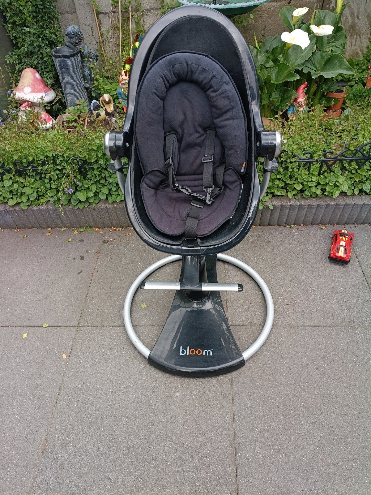 Bloom Fresco Chrome kinderstoel - Zwart, Kinderen en Baby's, Kinderstoelen, Ophalen, Gebruikt, Overige typen, Gordel(s)