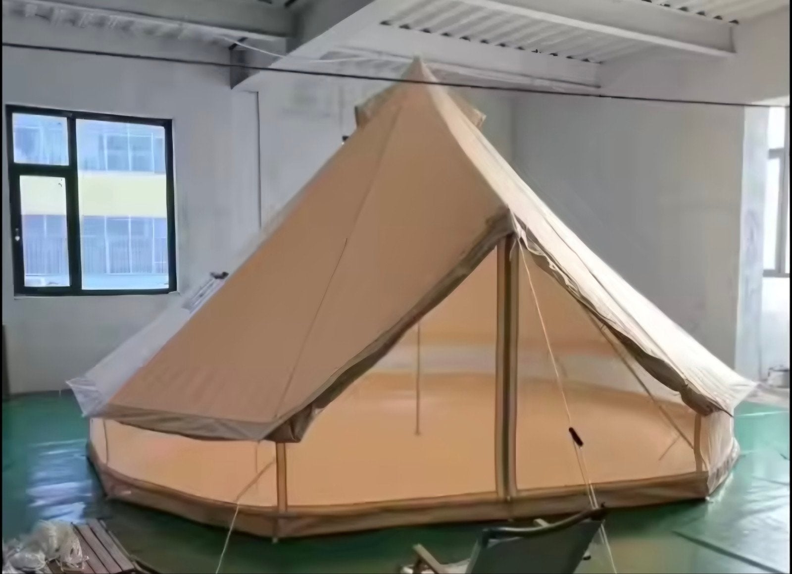 NIEUW Belltent met 360 graden gaaswand, polycotton bell tent, Caravans en Kamperen, Ophalen of Verzenden, Nieuw