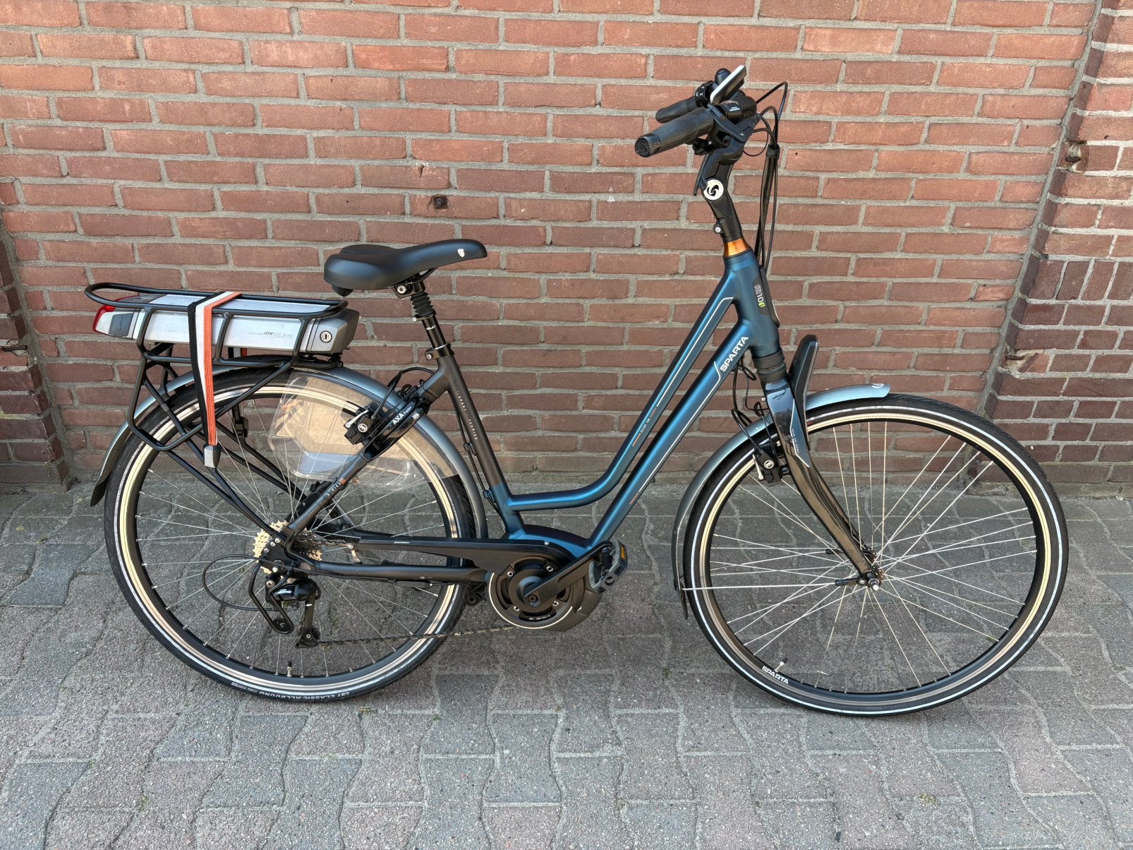 Te koop zeer nette Sparta M10i elektrische damesfiets 48cm, 47 tot 51 cm, Ophalen, Zo goed als nieuw, Sparta