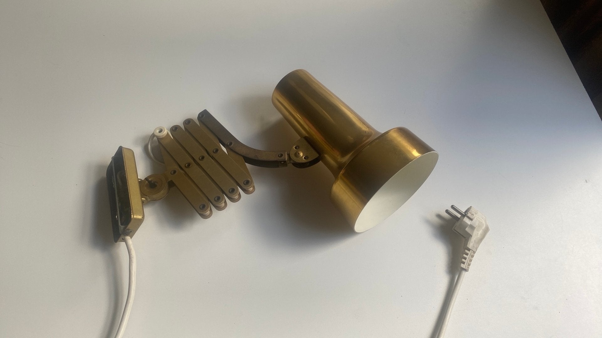Vintage design schaarlamp, Ophalen of Verzenden, Zo goed als nieuw