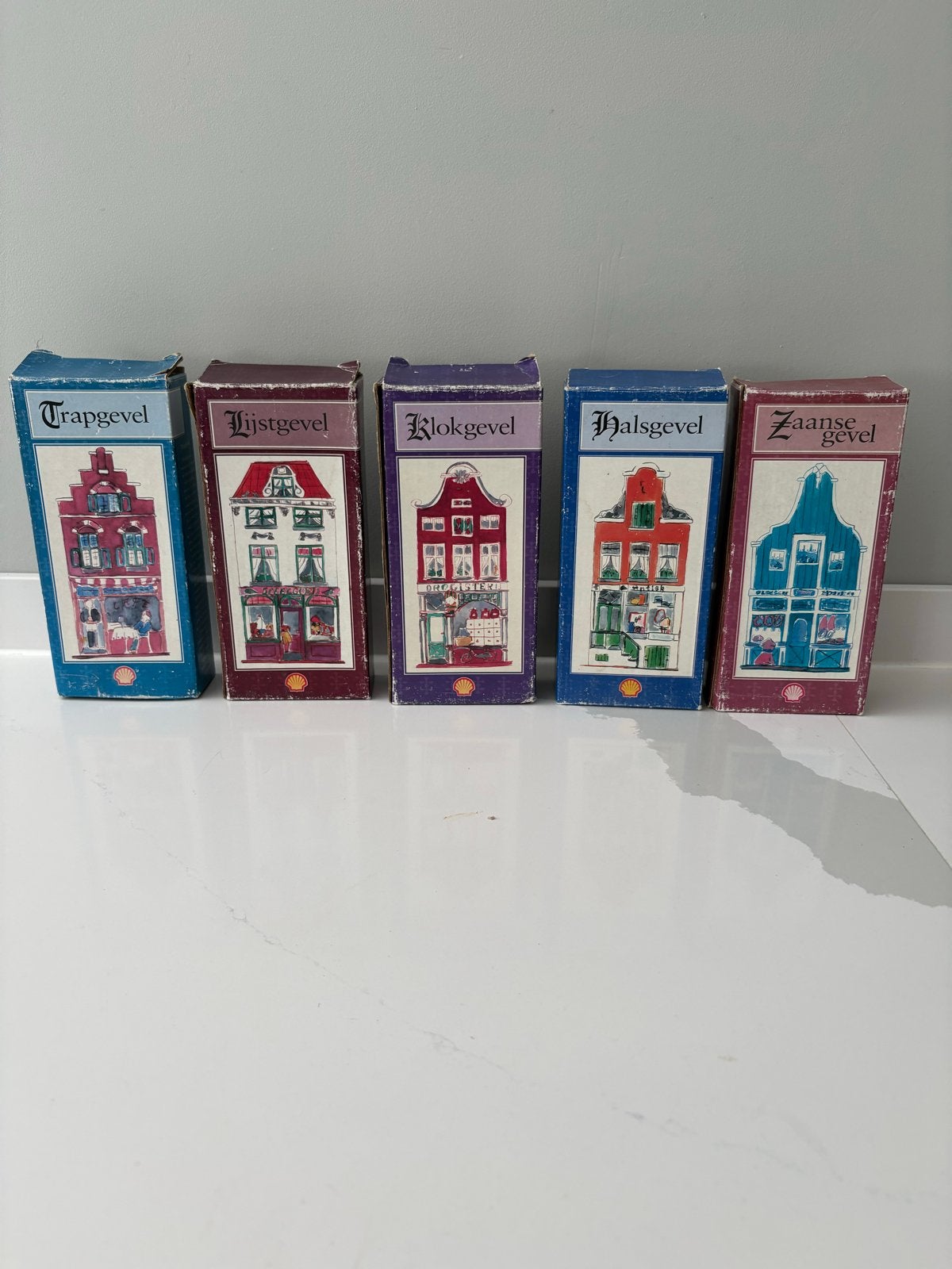 Verzameling Shell huisjes - Trapgevel, Lijstgevel, Klokgevel, Verzenden, Zo goed als nieuw, Gebruiksvoorwerp