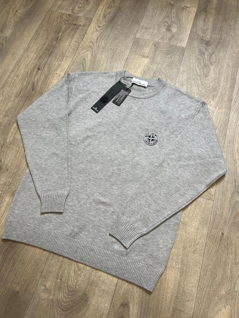 Grijze stone island trui– Nieuw met kaartjes - maat M, Ophalen of Verzenden, Nieuw, Maat 48/50 (M), Grijs