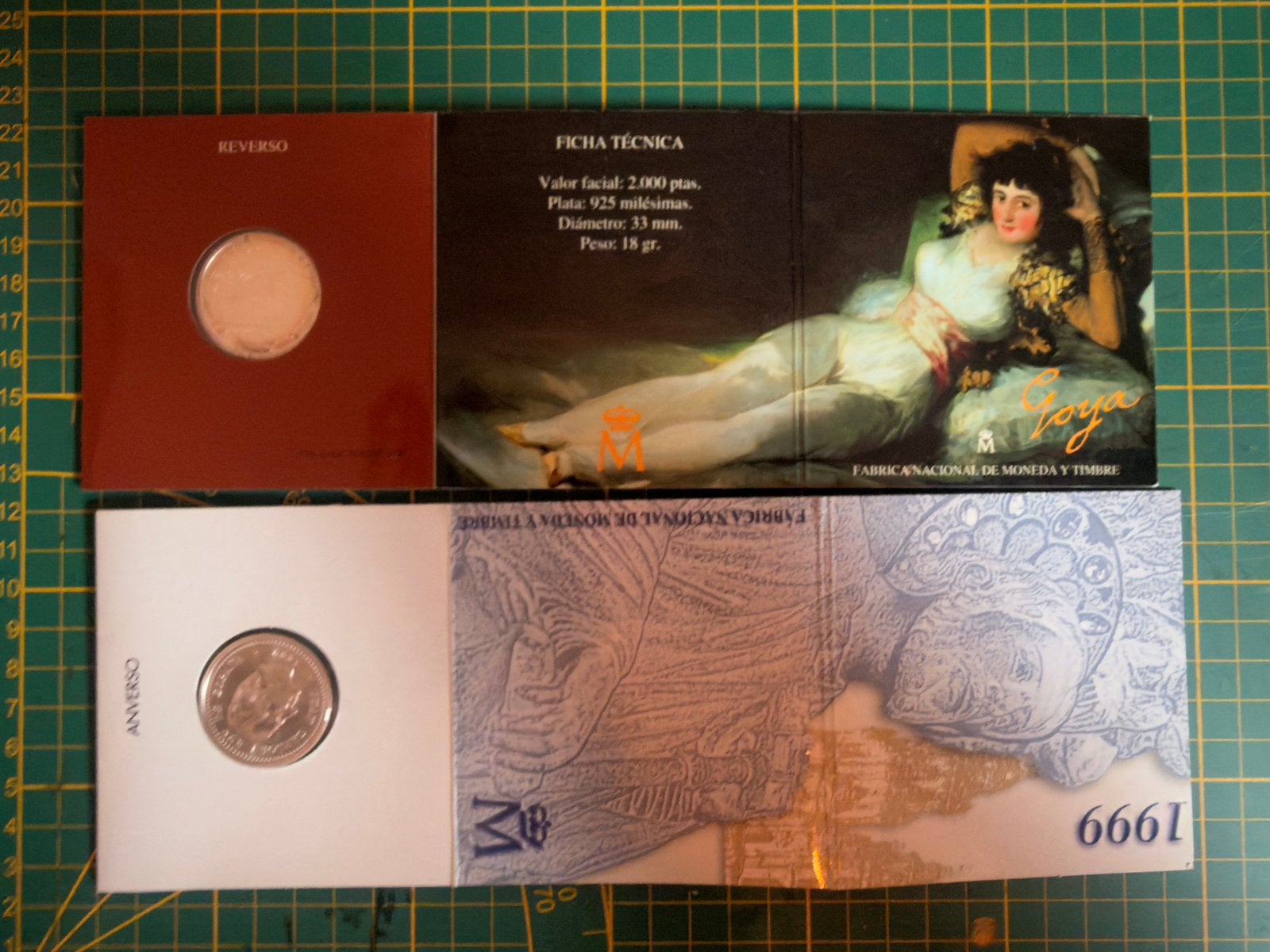 2 Zilveren 2000 pesetas munten, Postzegels en Munten, Zilver, Spanje, Losse munt, Overige waardes