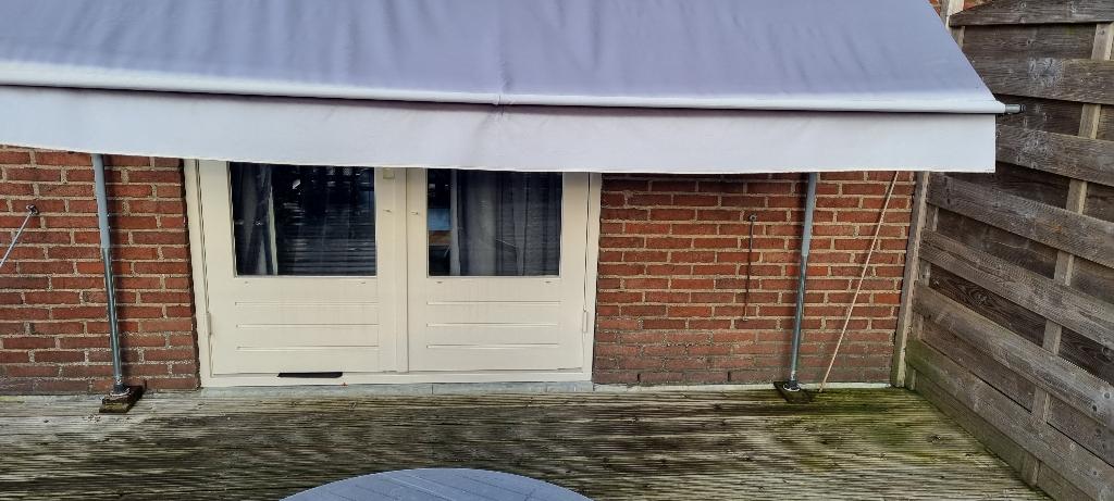 Zonneluifel, Ophalen, Gebruikt, 150 tot 300 cm, 250 cm tot 450 cm