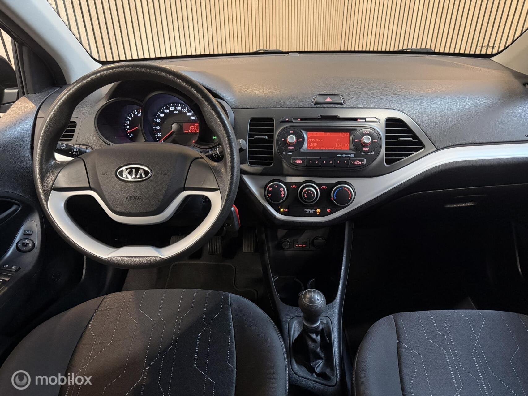 Kia Picanto 1.0 CVVT GT-Line OrgNL APK-9/2027 AIRCO LMV LED, Auto's, Voorwielaandrijving, Euro 5, Stof, Gebruikt