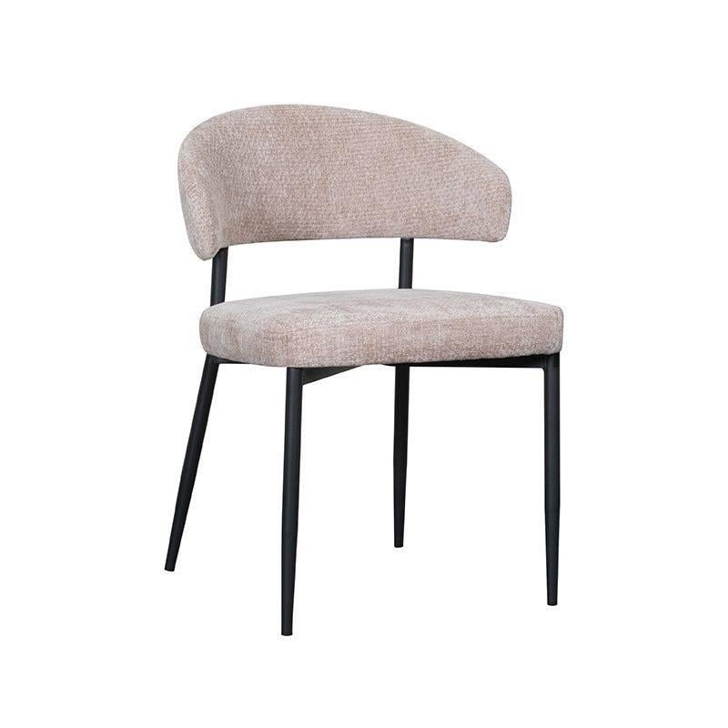 UIT VOORRAAD! eetkamerstoel Bari naturel (op=op), Huis en Inrichting, Stoelen, Ophalen, Overige kleuren, Nieuw, Stof