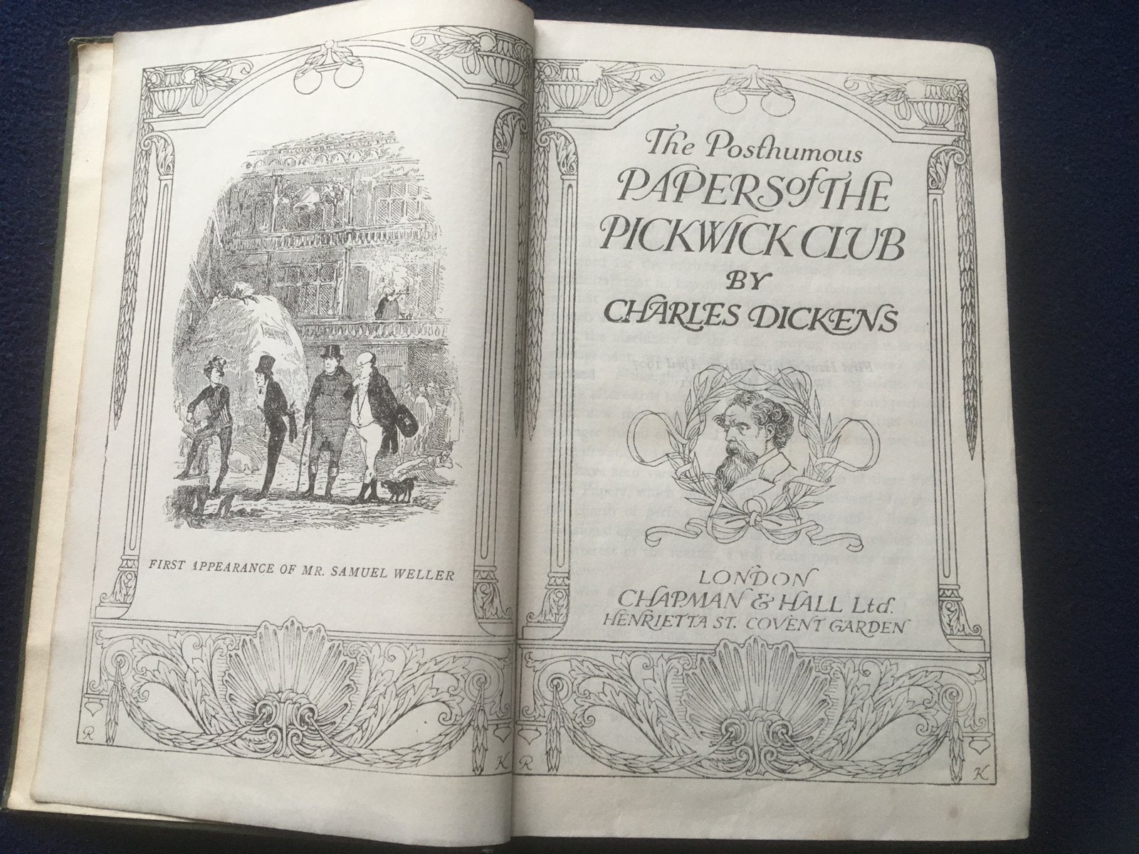 Pickwick papers van Dickens , uitgave Chapman en Hall 1911, Ophalen of Verzenden