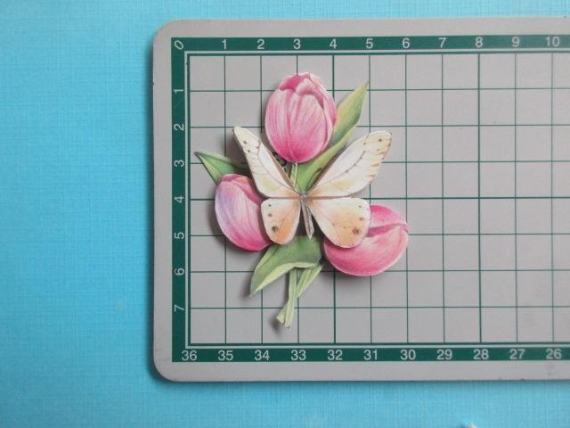 j078 Jeanine vlinder / bloemen, Verzenden, Nieuw, Overige thema's, Overige typen