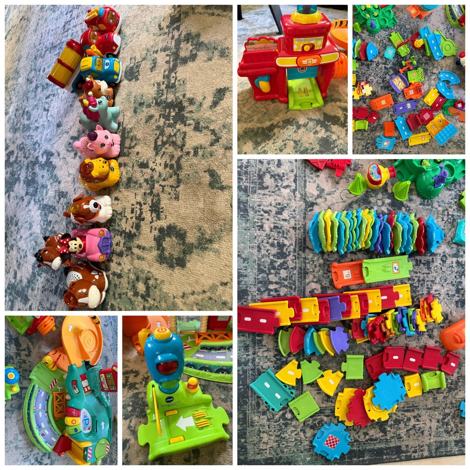Grote set VTech Toet Toet Auto's & dieren & veel accessoires, Ophalen, Gebruikt