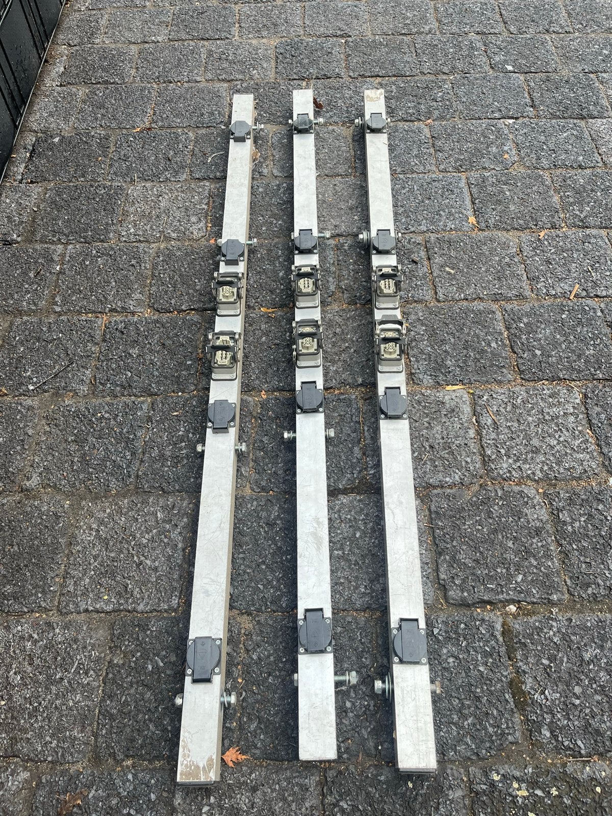 Set van 3 aluminium lichtbalken met stekkers, Ophalen, Gebruikt, Licht