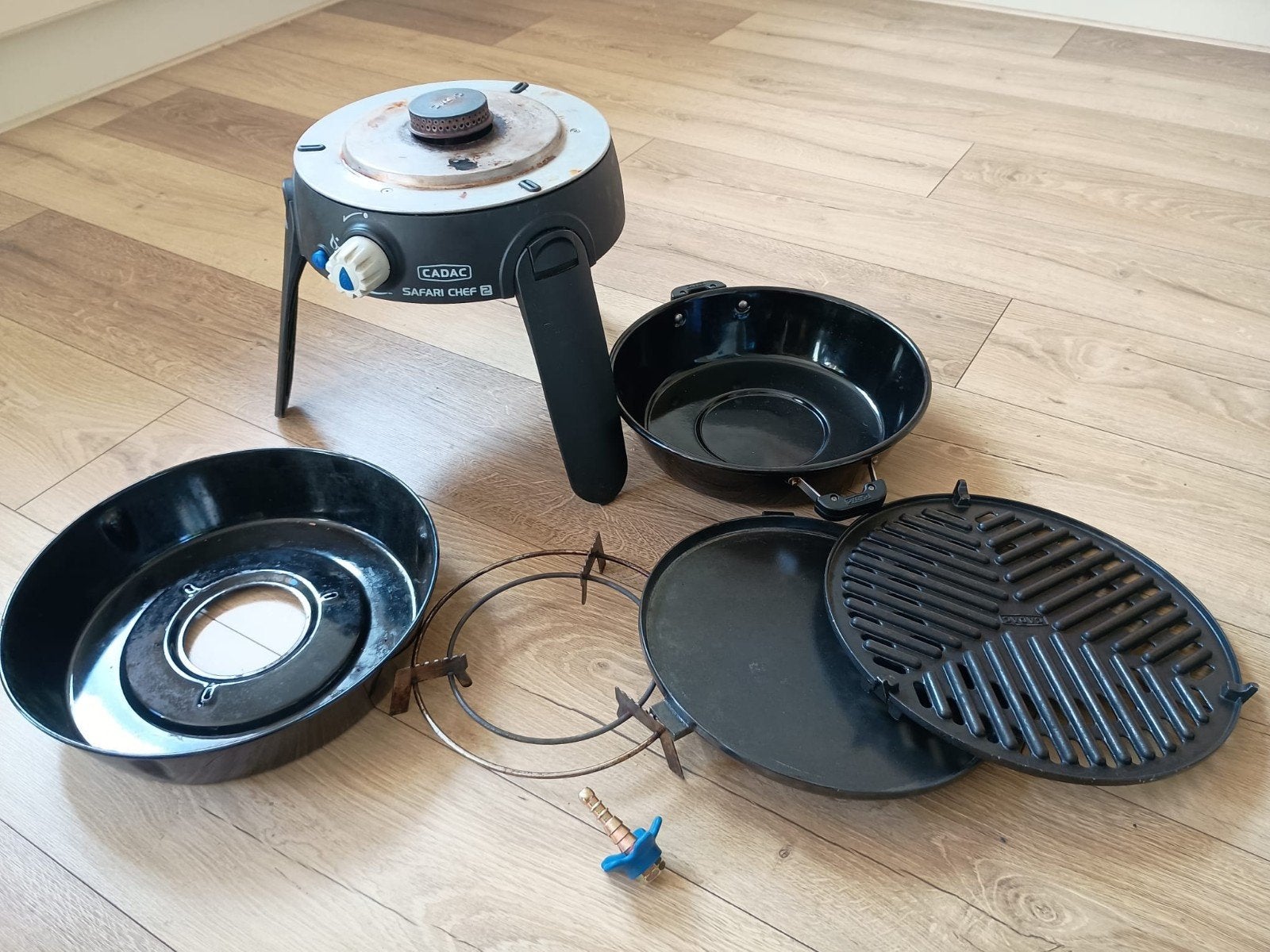 Cadac Safari Chef 2 - Compacte en veelzijdige gasbarbecue, Ophalen of Verzenden, Zo goed als nieuw