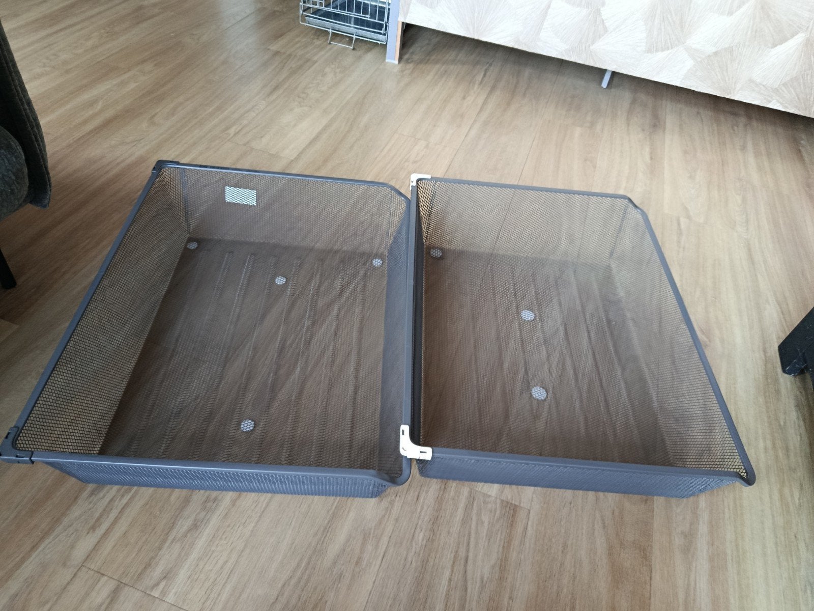 IKEA KOMPLEMENT Lade van gaas, grijs (2 stuks), Ophalen of Verzenden, Gebruikt