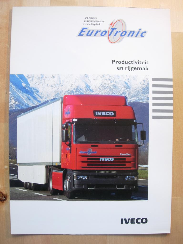 Iveco EuroTronic Automaat Brochure 1998 – EuroTech EuroStar, Iveco, Ophalen of Verzenden, Zo goed als nieuw, Overige merken