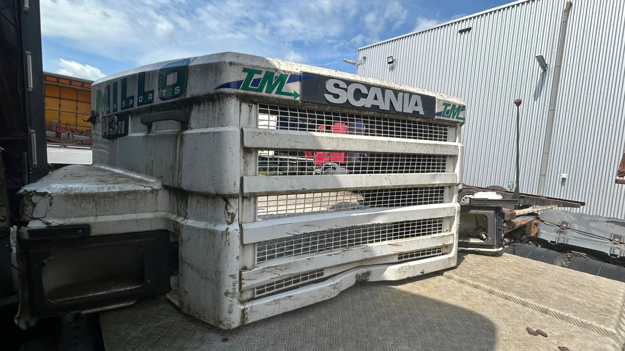 Scania Motorkap 143 met schade, Gebruikt, Scania, Carrosserie en Plaatwerk