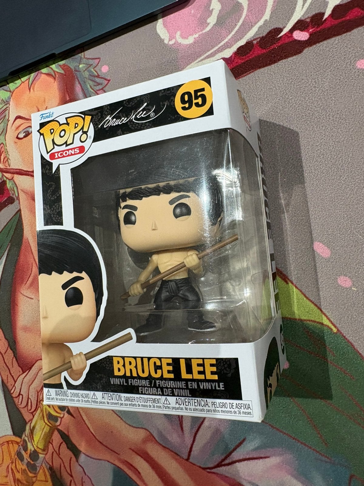 Funko Pop! Icons #95 Bruce Lee with Bo Staff, Funko Europe, Ophalen of Verzenden, Zo goed als nieuw, 4th floor, 1 Queen Caroline St, London W6 9YN, Verenigd Koninkrijk