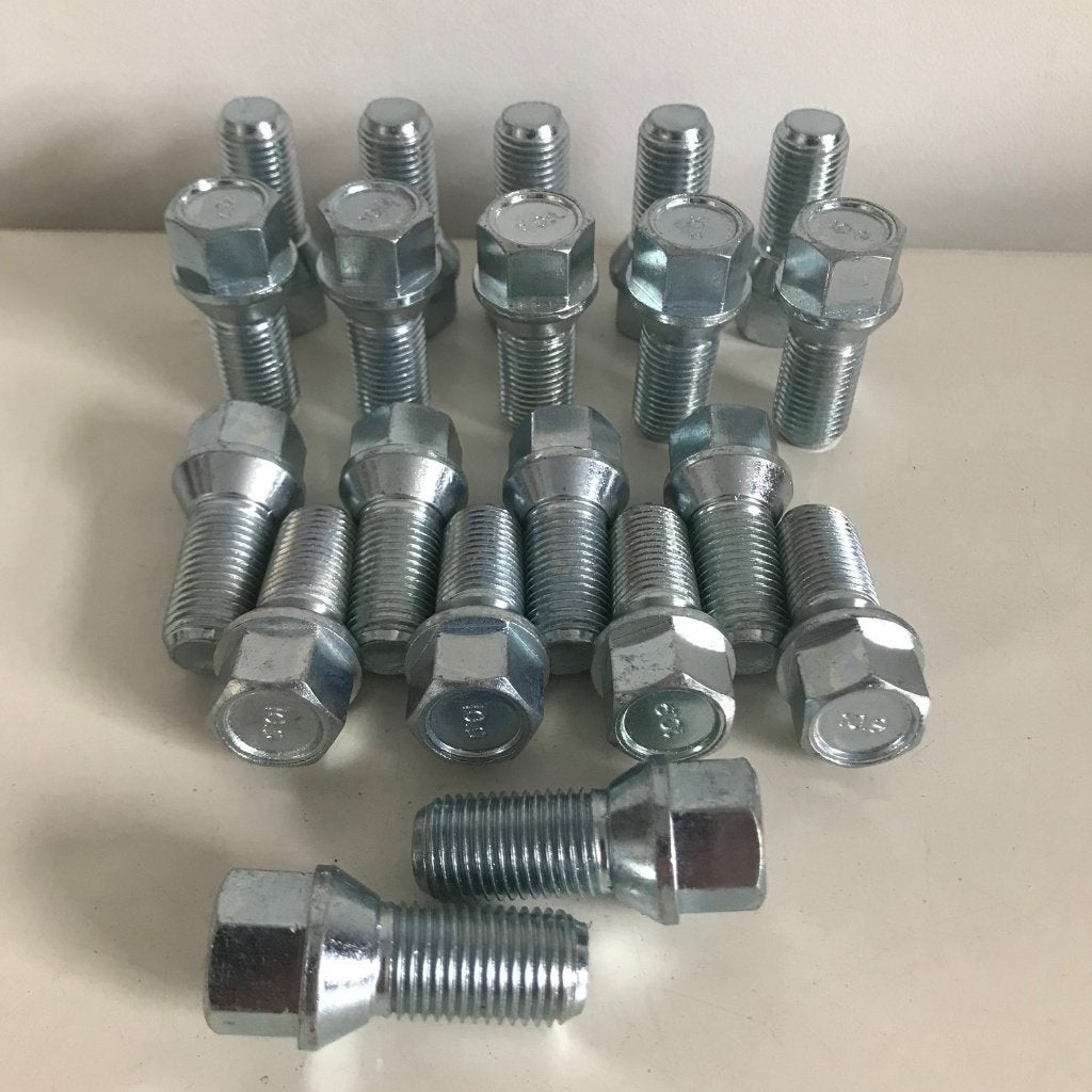 Wielbout M14 x 1,5 x 25 mm conische kop, staal verzinkt, Ophalen of Verzenden, Nieuw
