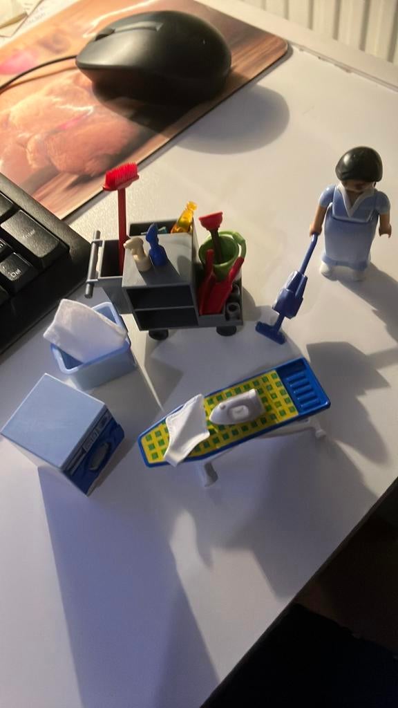 Playmobil kamermeisje met trolley 5271, Ophalen of Verzenden, Gebruikt