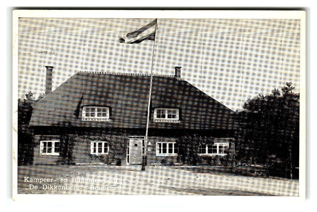 Bennekom, Kampeer- en Bungalowbedrijf "De Dikkenberg", Ophalen of Verzenden, 1940 tot 1960, Gelopen, Gelderland