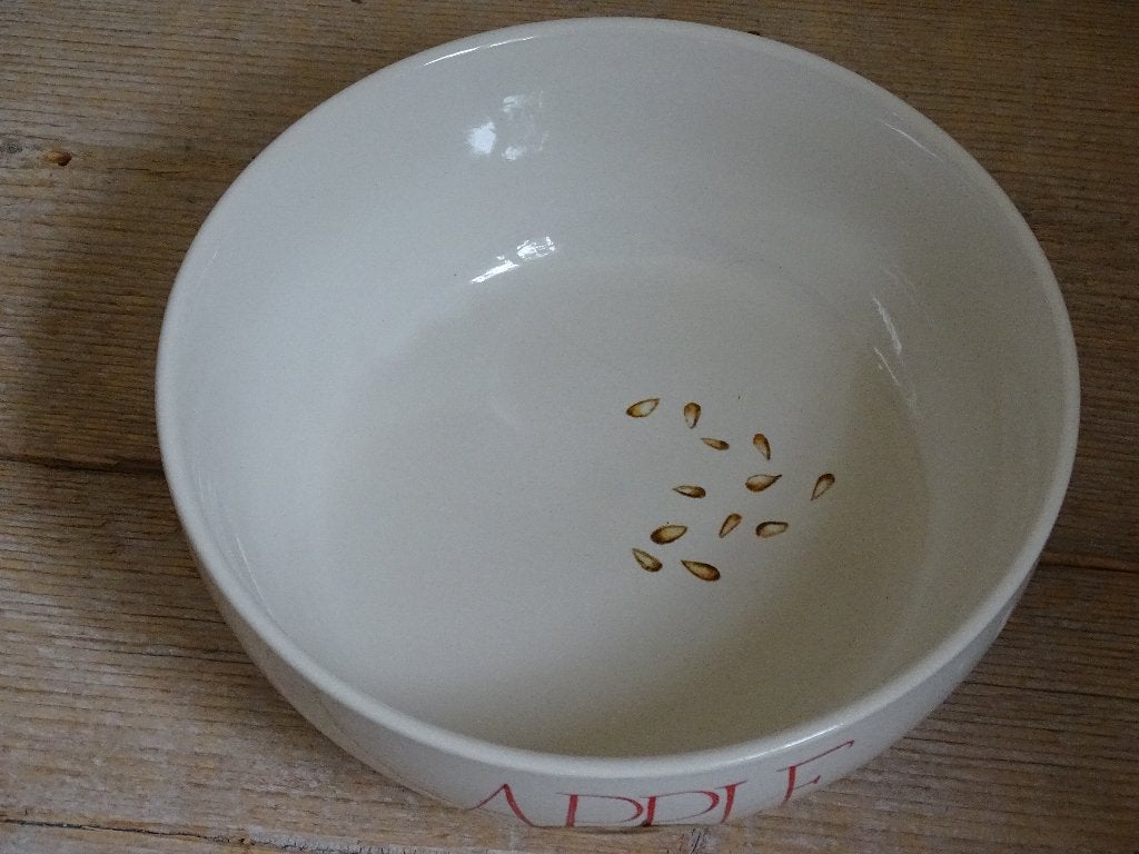 1x Schaal, Jet (by Ter Steege), APPLETIME, als nieuw, Ophalen of Verzenden, Overige stijlen, Schaal of Schalen, Zo goed als nieuw