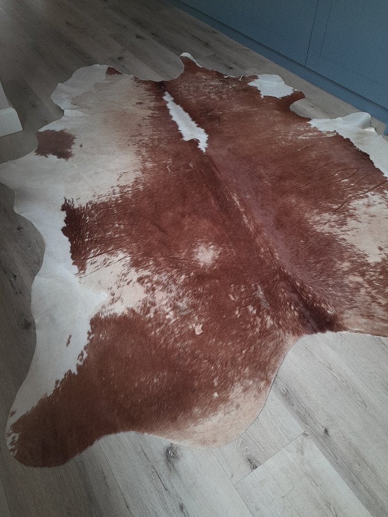 Koeienhuid, 190 cm, Leer, Ophalen of Verzenden, Zo goed als nieuw
