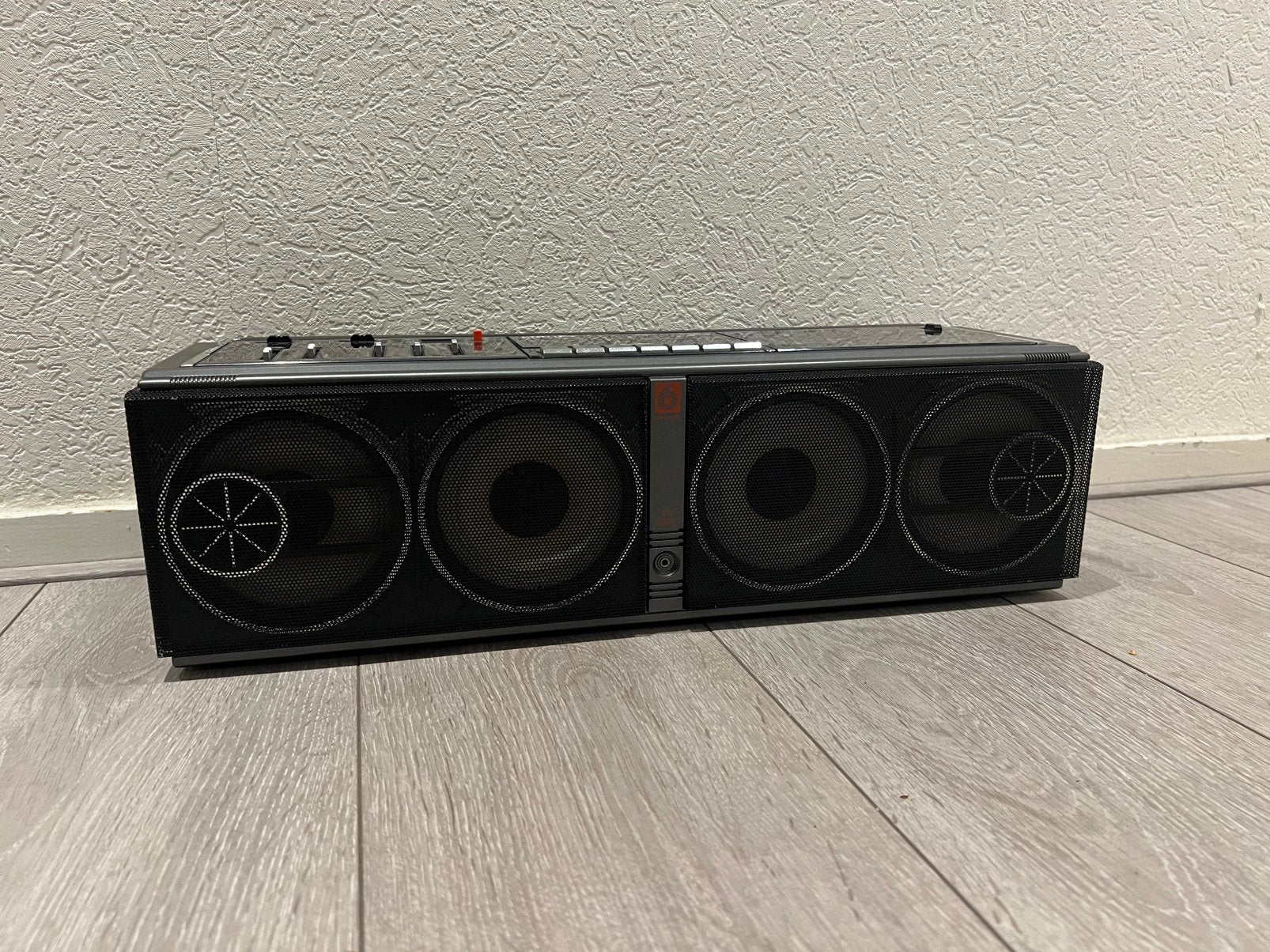 Philips Cubooster boombox 1986, Ophalen of Verzenden, Gebruikt, Transistorradio